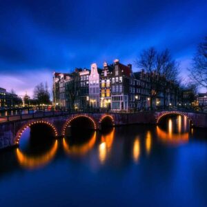 دانلود والپیپر پل خیابان آمستردام