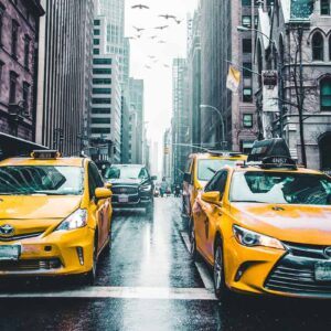 دانلود والپیپر تاکسی های شهر نیویورک
