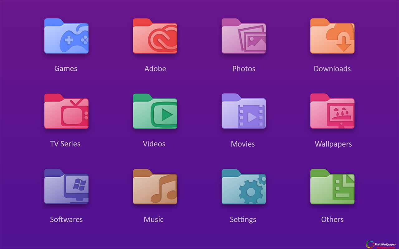 Windows 11 Coloured Folder Icons copy