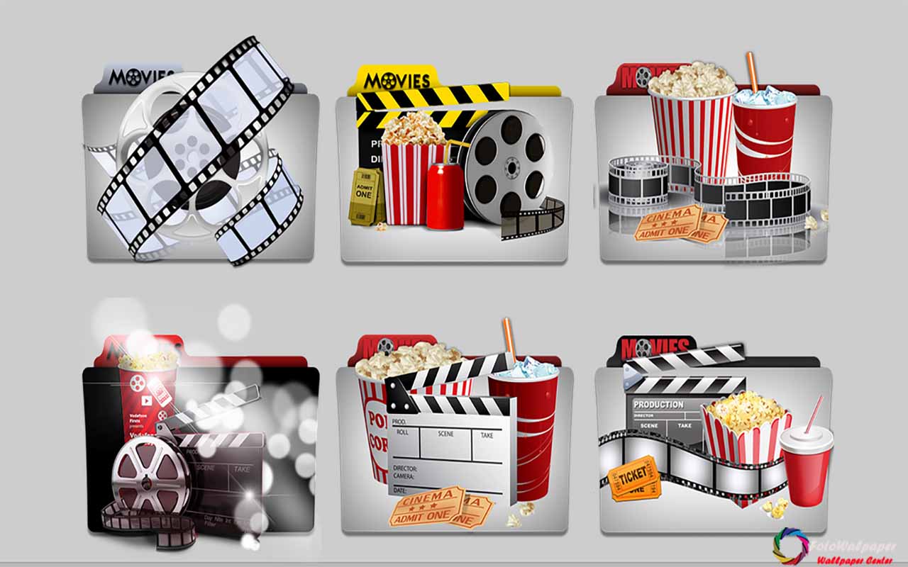 movies folder icon pack 2 FotoWallpaper