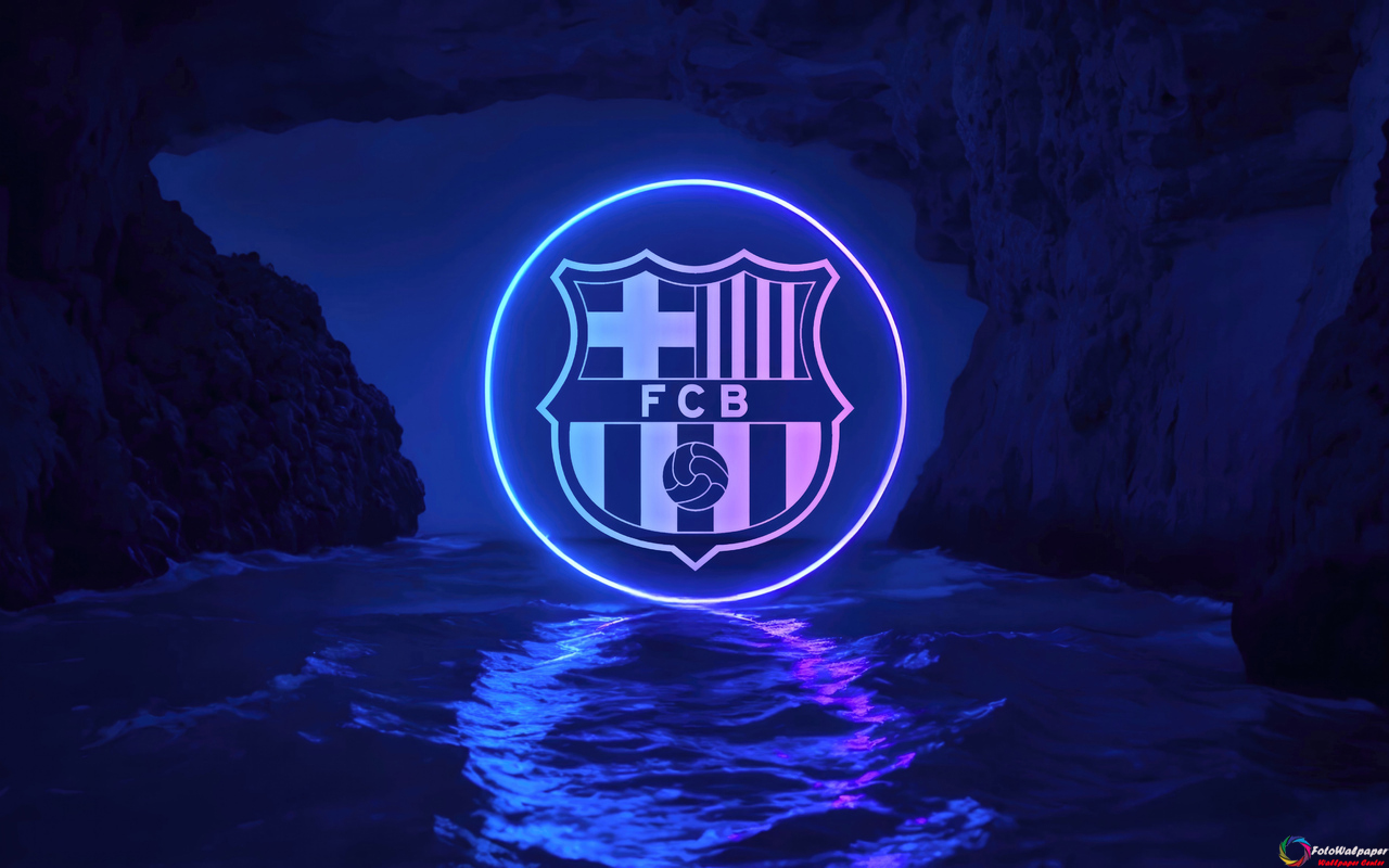 دانلود والپیپر لوگوی باشگاه بارسلونا
