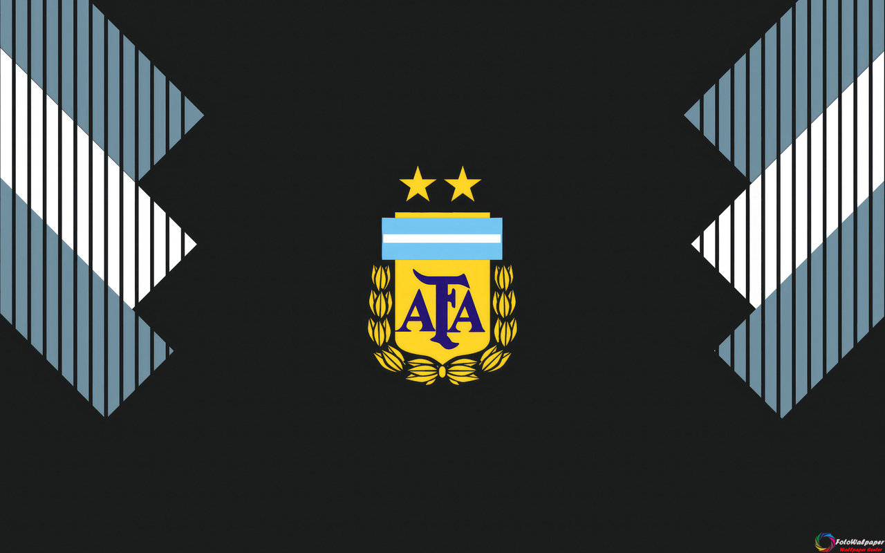 دانلود والپیپر لوگوی تیم ملی فوتبال آرژانتین